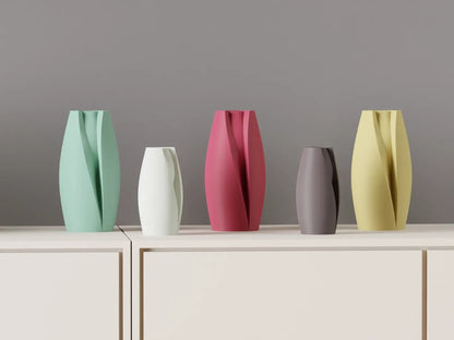 Vaso Design Moderno con Linee Intrecciate - Packar