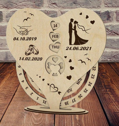 Calendario Personalizzabile San Valentino - Packart