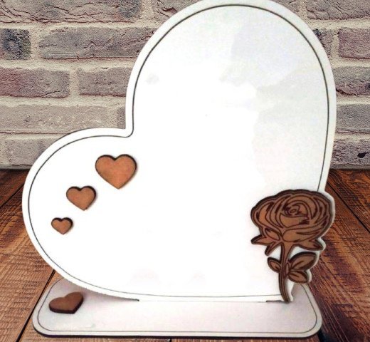 Cuore in Legno Personalizzabile - Packart