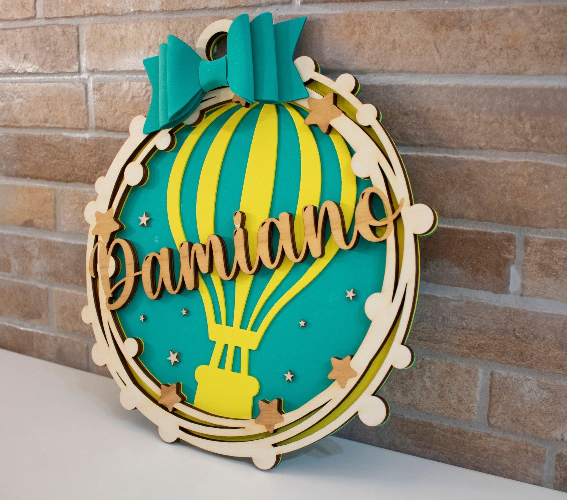 Fiocco Nascita in Legno - Packart