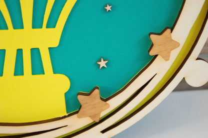 Fiocco Nascita in Legno - Packart