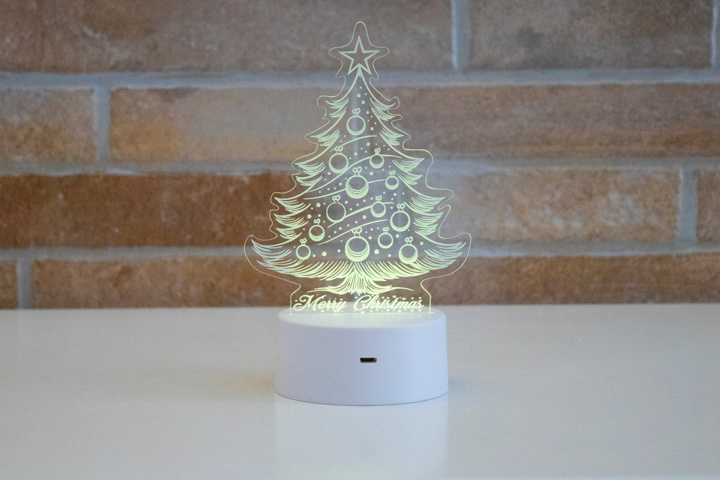 Lampada LED 3D Tema Natalizio - Packart