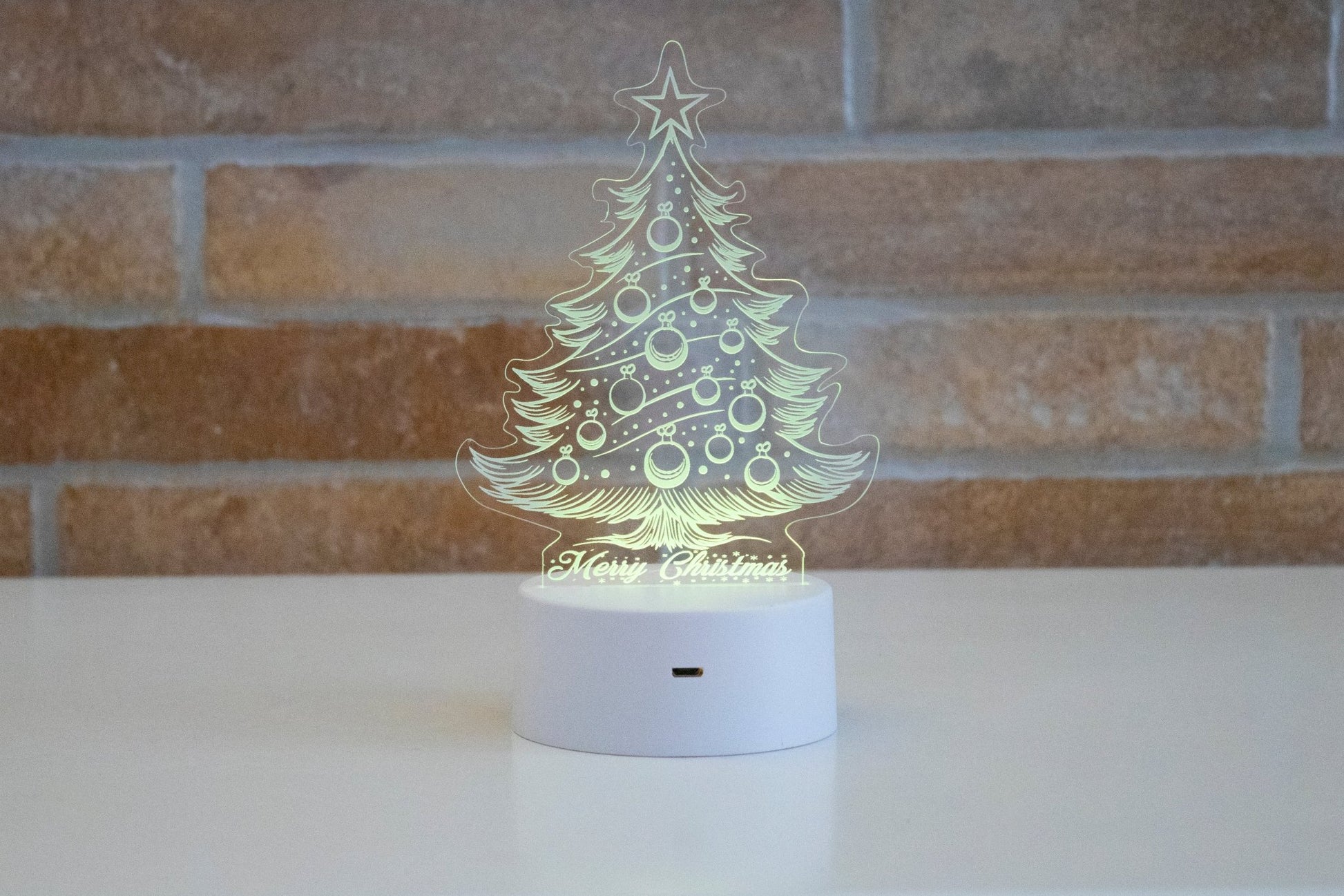 Lampada LED 3D Tema Natalizio - Packart