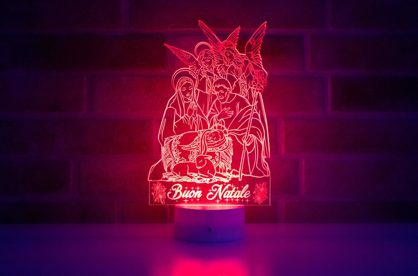 Lampada LED 3D Tema Natalizio - Packart